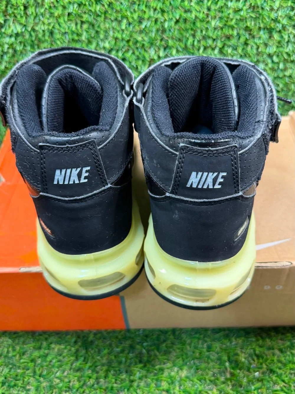Nike Air Max 180 BB GS Black Metallic Silver 313892-002 2006 VTG Size 5.5Y Boxed